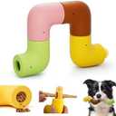 HETOO Dog Toys for Aggressive Chewers: Natural Rubber Chew Toy for Large Medium Breed, Interactive Dog Toys, 8 Pack