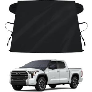 Windshield Cover for Ice and Snow for F150 F250 F350 2024 2025 Supercab, 600D Oxford All-Season Windshield Cover Protector for Sierra,Tundra Truck Extra Large Pickup Accessorie (78" x 47")
