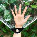 Clear Vinyl Tarp 6X8ft, Clear Tarps Heavy Duty Waterproof Tarp Cover with Grommets and Reinforced Edge, 14Mil Transparent Tarpaulin for Patio Enclosure, Outdoor Rainproof Canopy, Chicken Coops Cover (8x6ft)