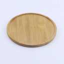 Decorative Trays for Pots Round Coasters Natural Grain Solid Serving Plate Tree Coaster Plant for
(4.5in)