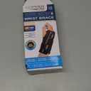 Copper Fit Unisex Adult Fingerless Rapid Relief Adjustable Wrist Wrap with Ice Pack or Heat Therapy, Black, Adjustable