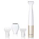 Panasonic Wet/Dry Bikini Shaver & Trimmer for Women with 4 Attachments for Gentle Grooming in Sensitive Areas, Battery-Operated  ES-WWV6-N