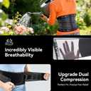 Ultra Breathable Back Brace for Women-[Upgraded Medical-Grade Support] Lower Back Brace, Slim & Discreet Back Support Brace for Pain Relief, Herniated Disc, Sciatica, Scoliosis(X-Large)