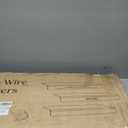 Wire Shelf Covers,40" W x 16" D,4pcs,Walnut