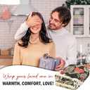 GEEMBI Anniversary Couples Gifts for Women Men - Fleece Throw Blanket for Couch Bed 50x60 in - Wedding Anniversary Birthday Gifts for Boyfriend Girlfriend Her Him Wife Husband, Gothic Blanket (Vintage Gothic - Favorite Weirdo)