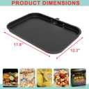 OG951 Griddle Pan for Ninja Woodfire Pro Connect XL Grill OG850 OG901 OG952 Accessories, XSKGRIDLXL Non-Stick Flat Top Griddle Plate for Ninja OG800 OG900 Series Outdoor Grill and Smoker