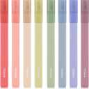 YISAN Highlighters Assorted Colors No Bleed,Book Highlighters Bible Pens,Soft Tip for Journal,Aesthetic,Vintage,70931 (Pastel)