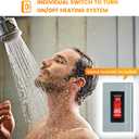 Briidea RV Electric Water Hybrid Heater Kits, Converts RV LP Gas Water Heater to 120V Electricity, 6 Gallon Capacity, Compatible with Suburban and Atwood Water Heater