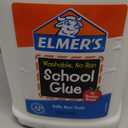 Elmer's White Liquid School Glue, 1 Gallon, Safe, Washable, 1 Count, - #1 Teacher Brand, Bulk Arts & Crafts, Projects, Classroom Supplies, Great for Making Slime