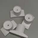 Wall Nanny Extender -4 Inch Baby Gate Extension Guard (Made in USA) Extends Pressure Mounted Gates - Protects Walls, Stabilizes Gate, for Child, Pet Gate & Dog Gate, Protector Works on Stairs, 4 Pack (White)