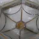 Vintage Style Brass Ceiling Light Fixture,14 Inch,Ideal for Bedroom, 13.78"W