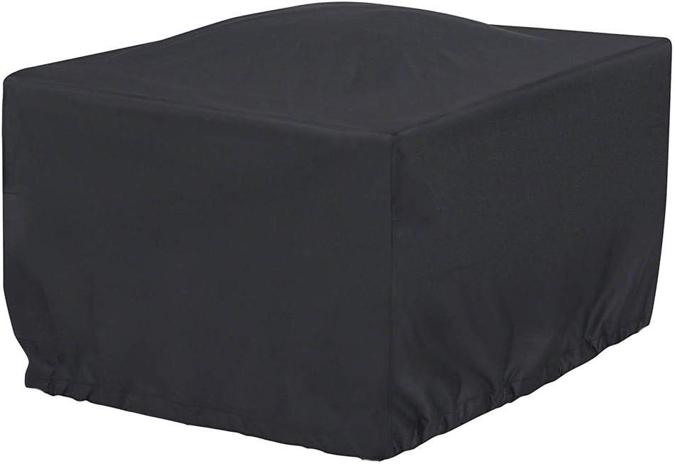 J&C Patio Furniture Cover, Outdoor Square Patio Furniture Set Covers Furniture Table Cover, Black Durable Waterproof Dust Proof Protection Covers for Garden Lawn Furniture Sets (97x97x35in)