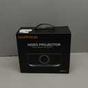 Portable Mini Projector with Electric Focus, NICPOW Full HD 1080P Projector, Bluetooth Movie Projector with Auto Keystone, Two-Way Bluetooth, Ideal for Indoor Outdoor Use, White