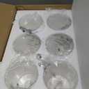 6 Pack Clear Glass Shades Replacement,5.51in Height,3.94in Diameter,1.65in Fitter,High Transmittance Cylinder Glass Lampshade Replacement for Pendant Light Floor lamps Chandelier Wall Sconces