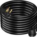 VEVOR Welder Extension Cord 30 Amp 50 Feet, NEMA 6-50 Plug 10 AWG 3 Prong 250V 12500W Heavy Duty Welding Cable for MIG, Lincoln, Plasma, Miller, TIG