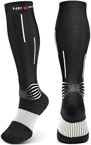 NEENCA Compression Socks, Medical Athletic Calf Socks for Injury Recovery & Pain Relief, Sports Protection—1 Pair, 20-30 mmhg Size XXL