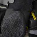 QUMY Dog Shoes for Large Dogs, Medium Dog Boots & Paw Protectors for Winter Snowy Day, Summer Hot Pavement, Waterproof in Rainy Weather, Outdoor Walking, Indoor Hardfloors Anti Slip Sole Black Size 8 (Size 8: 3.0''x3.3"(W*L) (Pack of 4))