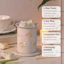 LETINE Wax Melts 10oz(4 Pack), Lemongrass Scented Wax Melts, 100% Soy Wax Melts Wax Cubes with Natural Strong & Non Toxic Essential Oil for Warmer, Gifts Set for Home Fragrance/Spa/Aromatherapy