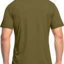 Rdruko Men's Golf Polo Shirt Short Sleeve Moisture Wicking Shirts Collared Outdoor UPF 50+ Pique Jersey Shirts (Green, XXXL)