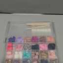 FANDAMEI Press on Nails, 24 Colors 576PCS Press on Nails Short Square Matte Glossy. Glitter Nails Short Round. Natural Fit Lightweight Fake Nails Natural for Nail Art