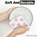Artoid Mode Pink Heart Love Home Sweet Home Mother's Day Kitchen Towels Dish Towels, 18x26 Inch Anniversary Wedding Decoration Hand Towels Set of 2