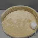 2 Pcs 13.39 Inches Semi Edged Cat Tree Replacement Parts Cat Tree Tower Accessories with Hanging Elastic Strings Pom Pom Toys for Platform Perch Shelves(Creamy White)