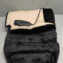 Snailax Vibration Back Massager with Heat, Massage Chair Pad with Neck Lumbar Memory Foam, 10 Vibration Motors,5 Modes, Gifts, No shiatsu (Black)