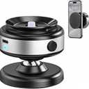 Electric Vacuum Suction Cup Phone Mount, Stable Anti-Shake Magnetic Car Phone Holder for Magsafe, 360 Adjustable Portable Hands-Free Car Accessories for iPhone 16/15/14 Pro Max (Silver)