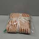 Snuggle Sac Checkered Orange Throw Blanket for Fall,Super Soft Reversible Cozy Warm Blanket for Couch Sofa Bedroom,Cute Lightweight Striped Throws for Women,Heather Orange,50x60 inches