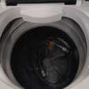 BLACK+DECKER 0.9 Cu. Ft. Portable Washer, 6.6 lb. Capacity Washing Machine for Homes & Apartments, 5 Wash Cycles, Quick Connect Sink Adapter and Drain Hose Included, Transparent Lid, BPWM09W, White