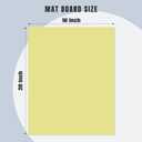 AUEAR 10-Pack 16x20 Uncut Picture Mat Boards, Assorted Colors Backing Board for Framing, Artwork, Photos & Prints