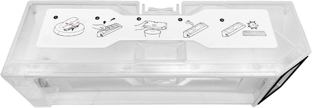 Dust Bin Box Dust Collecting Box Fits for Roborock P10/Q Revo Robot Vacuum Cleaner Replacement Parts