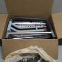 Toilet Safety Rails, Adjustable Toilet Frame for Elderly, Seniors, Handicap & Disabled, Foldable Handicap Toilet Handles Fit Any Toilets (300 LB) (Gray)