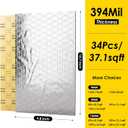 Automotive Sound Deadening Mat - 394 mil 37.1 sqft Car Sound Proofing Foam Mat, Audio Deadener and Heat Insulation for Truck, Vehicle