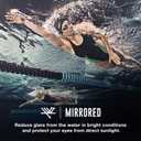 Speedo Women's Swim Goggles Mirrored Vanquisher 2.0 (Blue)