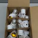 6 Pack Rechargeable Emergency Light Bulbs, Battery Powered Energy Efficient LED Light Bulb 6000K Daylight E26 120 Volt 9W 60W Equivalent with 1200mAh for Home Power Outage Camping Hurricane