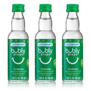 SodaStream bubly Drops, Lime, 1.36oz (Pack of 3) (EXP 03/29/27)