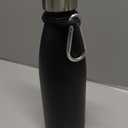 Greens Steel Stainless Steel Water Bottle - 17 oz, Black | Vacuum Insulated Double Wall with Screw Lid/Leak Proof | Thermal Travel Sports Canteen Coffee Flask