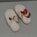 EverFoams Women's Fuzzy Slip-on Slippers Warm Cozy Soft Lightweight Memory Foam Indoor House Shoes, Size 7-8