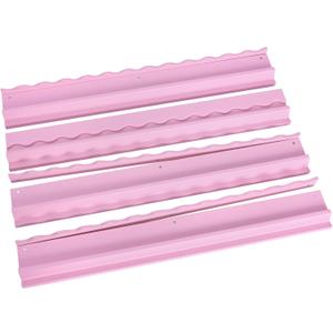 Mahjong Racks with Pushers, Pink Wooden American Mahjong Tile Pushers and Racks Set of 4, Mahjong Accessories (19.68 Inches), 19.68" L x 2.55" W x 1.06" H
