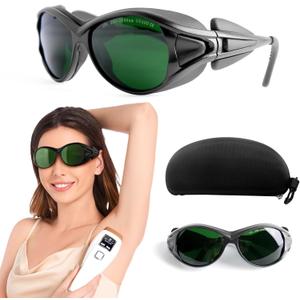 Laser Hair Removal Glasses, Laser Safety Glasses, IPL 200-2000nm for Laser Hair Removal Treatment and Laser Cosmetology Operator Eye Protection.