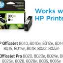 HP 910XL Black High-yield Ink Cartridge for HP Printers | Works with Printer Series: OfficeJet 8010, 8020; OfficeJet Pro 8020, 8030 | Eligible for Instant Ink | 3YL65AN