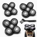GORLENT 3-Pack Pro 5 Replacement Blade Refills for Freebirds Bald Head Shavers, Shaver Replacement Head for a Close and Smooth Shaving Experience