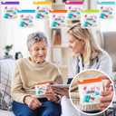 Sherr 35 Pcs Pill Pouch Bags Zippered Pill Pouch Set Reusable Translucent Medicine Organizer Self Sealing Medicine Organizer Travel Plastic Bags with Slide Lock for Storage(Bright,Bright Colors)