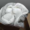 Mellow Marshmellow Comforter, Oeko-TEX Fabric (Gray, King/Cali King) | Extra Fluffy Double-Stuffed Down Alternative Duvet Insert, All-Season Temperature Balancing, Box Stitch, Twin / Twin XL)