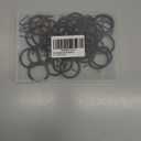 30 Pieces Metal Drapery Curtain Rings Curtain Hanging Rings 1.26 inch Internal Diameter and 30 Pieces Metal Curtain Drapery Pin Hooks for Window Door Shower Curtain (Brown)