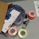 Perco Lite 1 Line Price Gun with Labels Kit - Includes 1 White Roll, 1 Gun Clip, 6 Multicolored Rolls, 2 Ink Rollers, 1 Ink roll and Labels Pre-Loaded