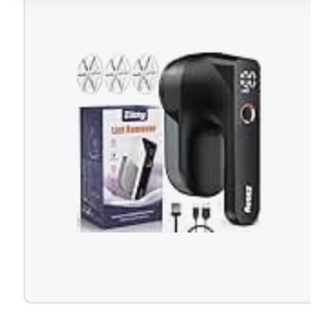 BEAUTURAL Fabric Shaver and Lint Remover, Sweater Defuzzer with 2Speeds, 2 Replaceable Stainless Steel Blades, Battery Operated, Remove Clothes Fuzz, Lint Balls, Pills, Bobbles