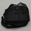 Mancro Wearable Breast Pump Bag with Cooler, Compatible with Willow/Elvie/Momcozy M5/S12 Pro/Medela Pump, Breast Milk Cooler Travel Bag with Ice Pack Fit 4 Baby Bottles for Nursing Mom Daycare, Black