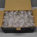 N9R 24PCS Plastic Champagne Flutes, 9 Oz Stemless Disposable Gold Rim Toasting Glasses, Crystal Clear Cocktail Cups Drinkware Shatterproof Ideal for Party Wedding Birthday